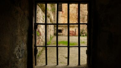 An image of an old prison’s window, 27 February 2026. Source: Mine Bal via Shutterstock.