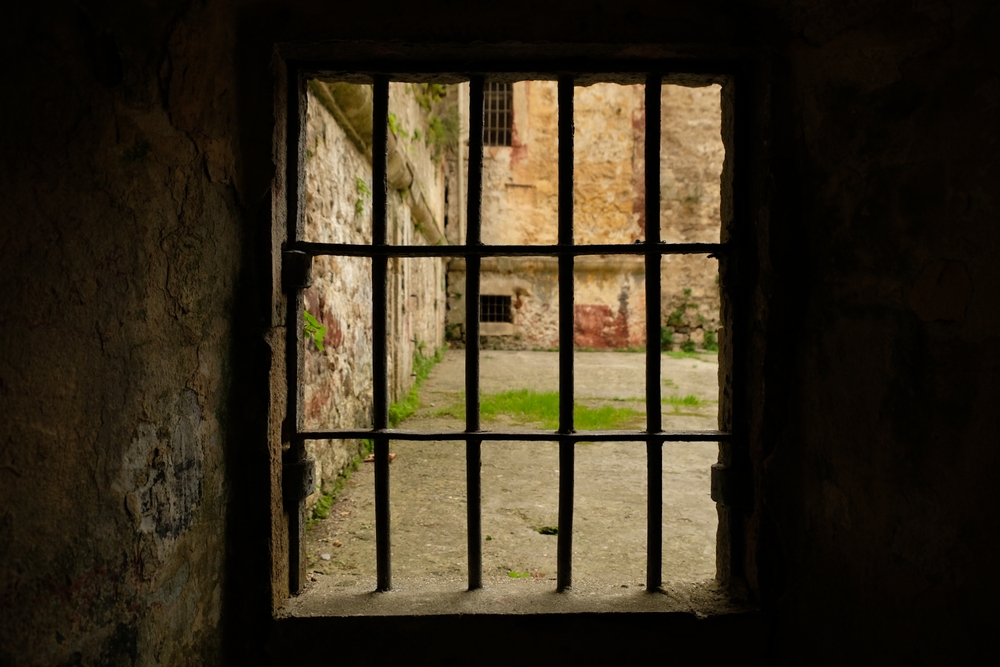 An image of an old prison’s window, 27 February 2026. Source: Mine Bal via Shutterstock.